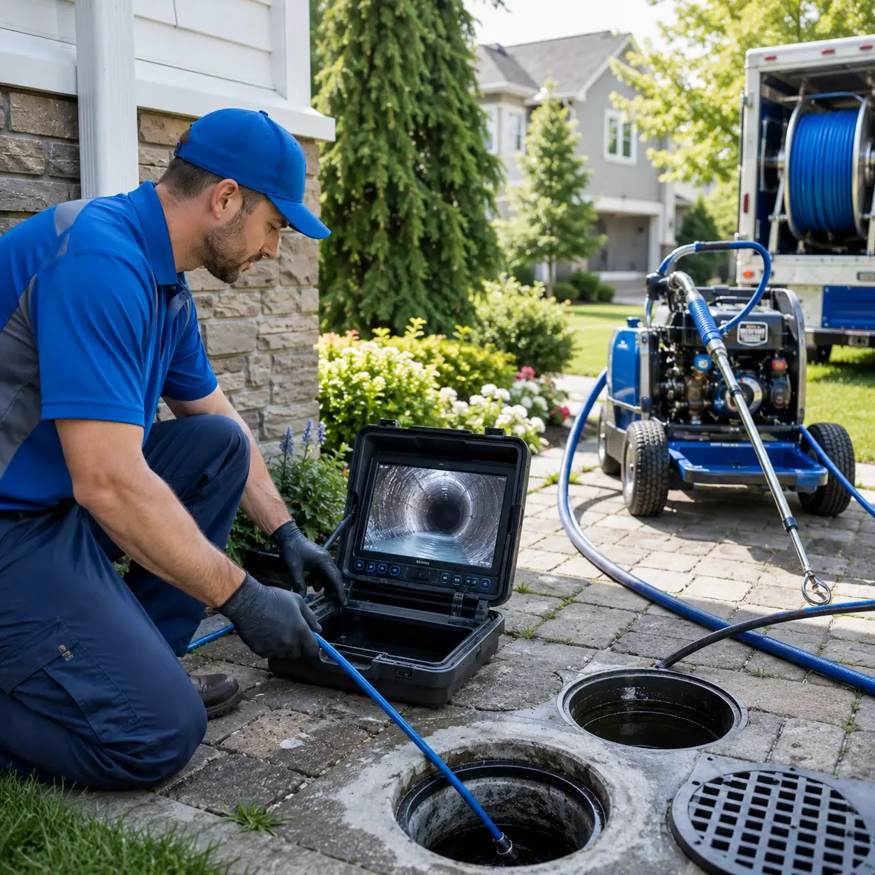 Outdoor drain cleaning professionals serving Dysart, PA