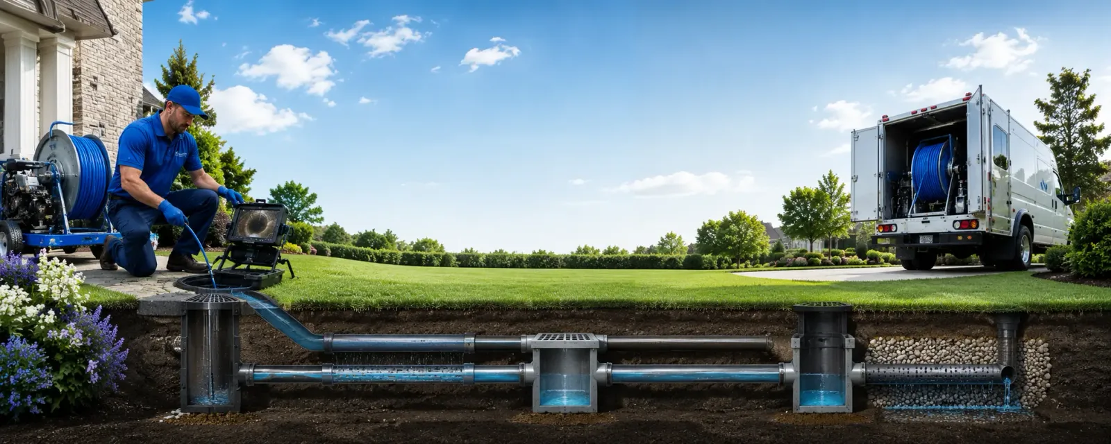 Outdoor drain cleaning information for Dysart, PA